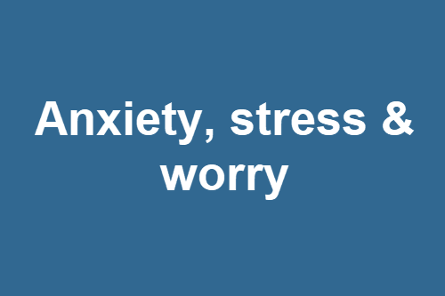 Books on Anxiety Stress Worry