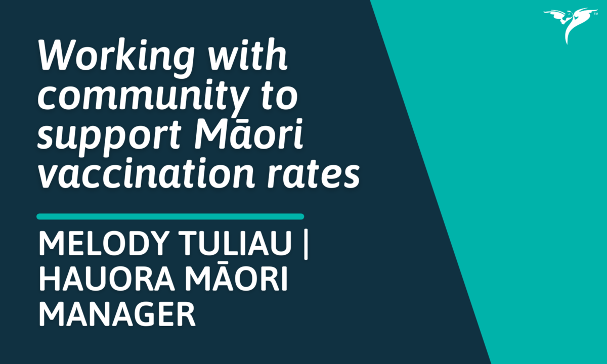 Working with community to support Māori vaccination rates