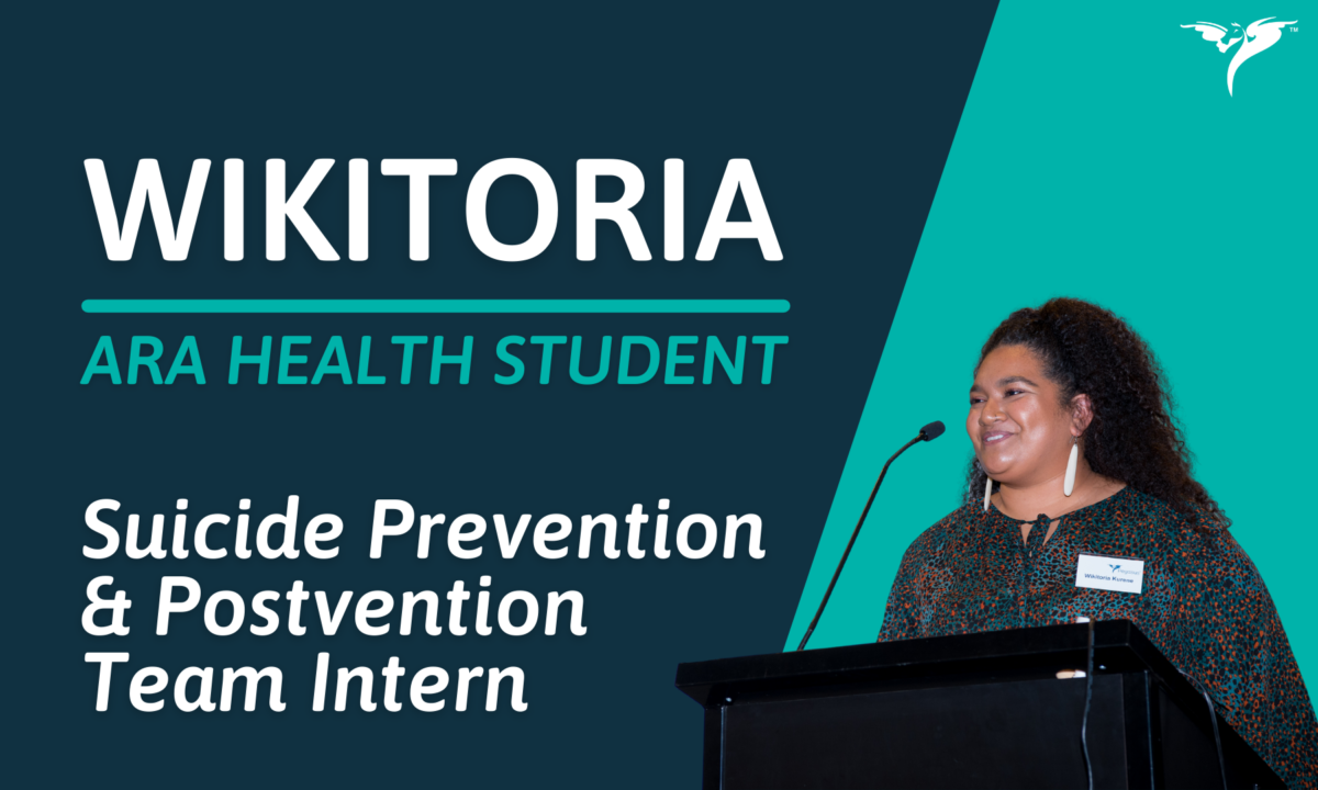 Ara health student, Wikitoria, joins Suicide Prevention & Postvention Team