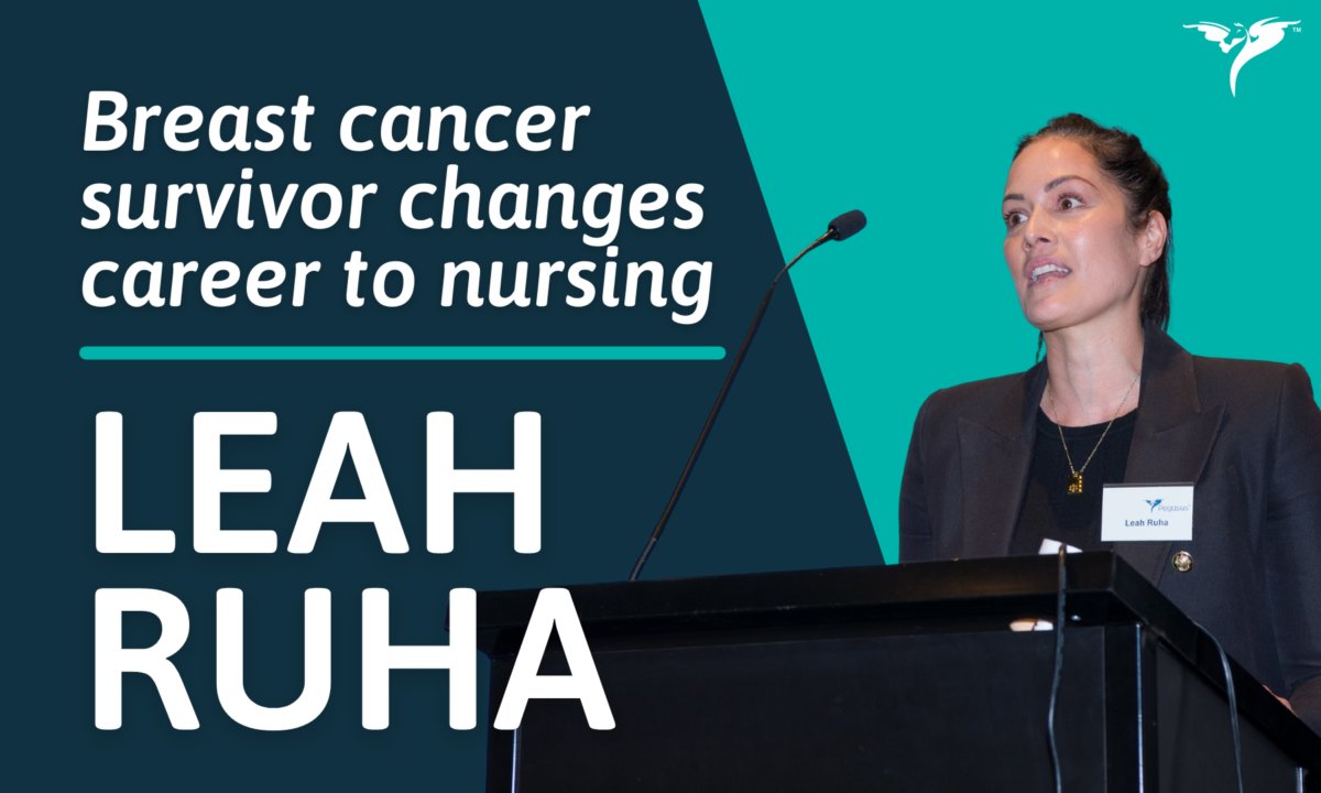 Breast cancer survivor changes career to nursing